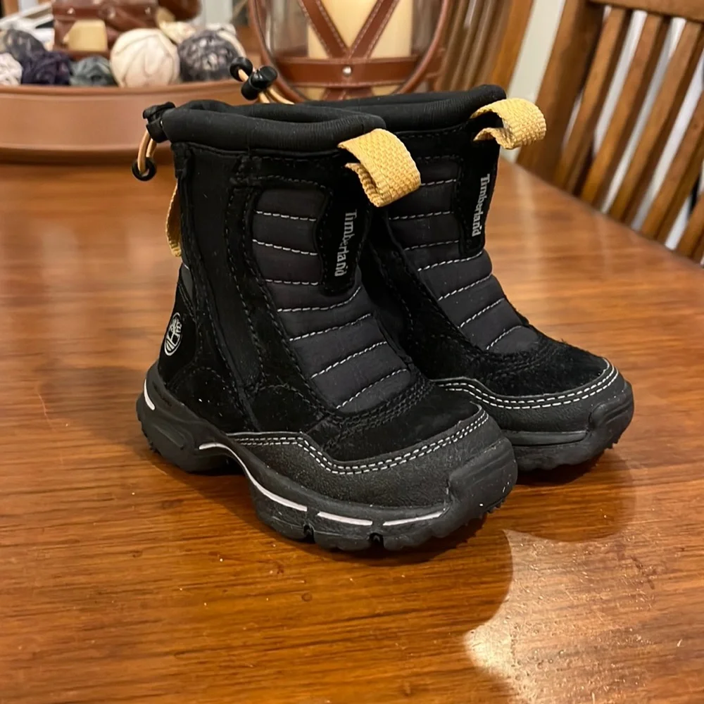 Timberland Slush Buster Winter boots new black Toddlers Boys Girls Size 5